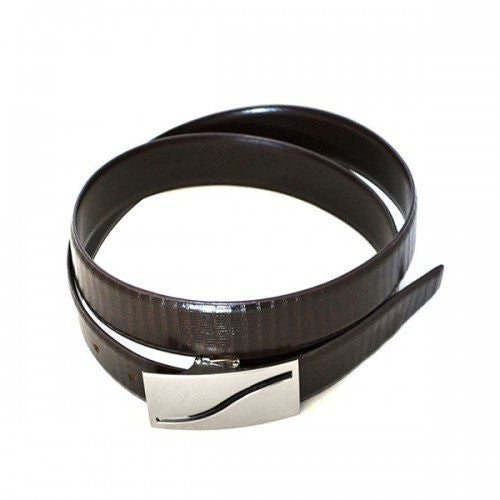 OAKLEY - Mens Brown Tapered End Leather Belt  - Belt N Bags