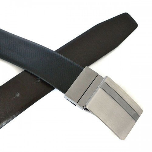 ODRAN - Mens Black Genuine Leather Belt  - Belt N Bags