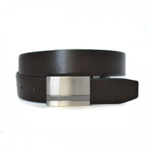 ODRAN - Mens Black Genuine Leather Belt  - Belt N Bags