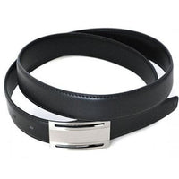 OLIVER - Mens Black Leather Dress Belt  - Belt N Bags