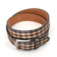 PIERRE - Unisex Brown Leather Belt / Golf Belt - CLEARANCE  - Belt N Bags