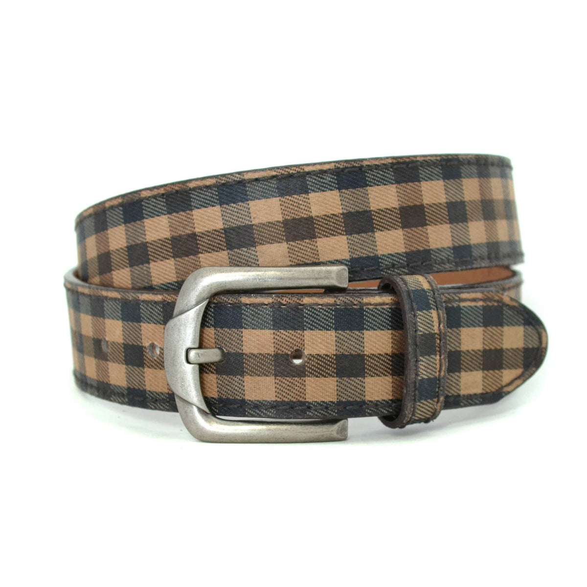 PIERRE - Unisex Brown Leather Belt / Golf Belt - CLEARANCE  - Belt N Bags