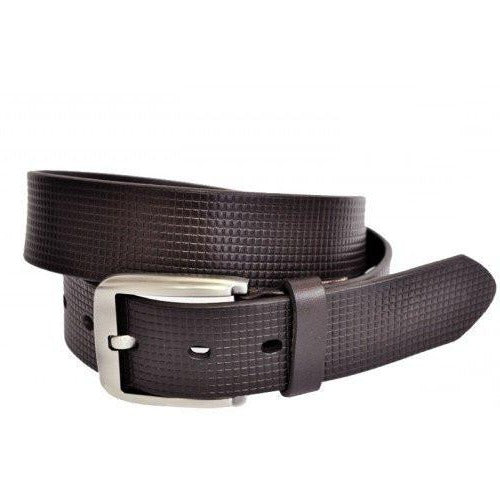 PALMER - Mens Brown Leather Belt  - Belt N Bags