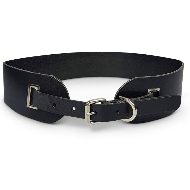 PYMBLE - Women's Black Genuine Leather Waist Belt freeshipping - BeltNBags