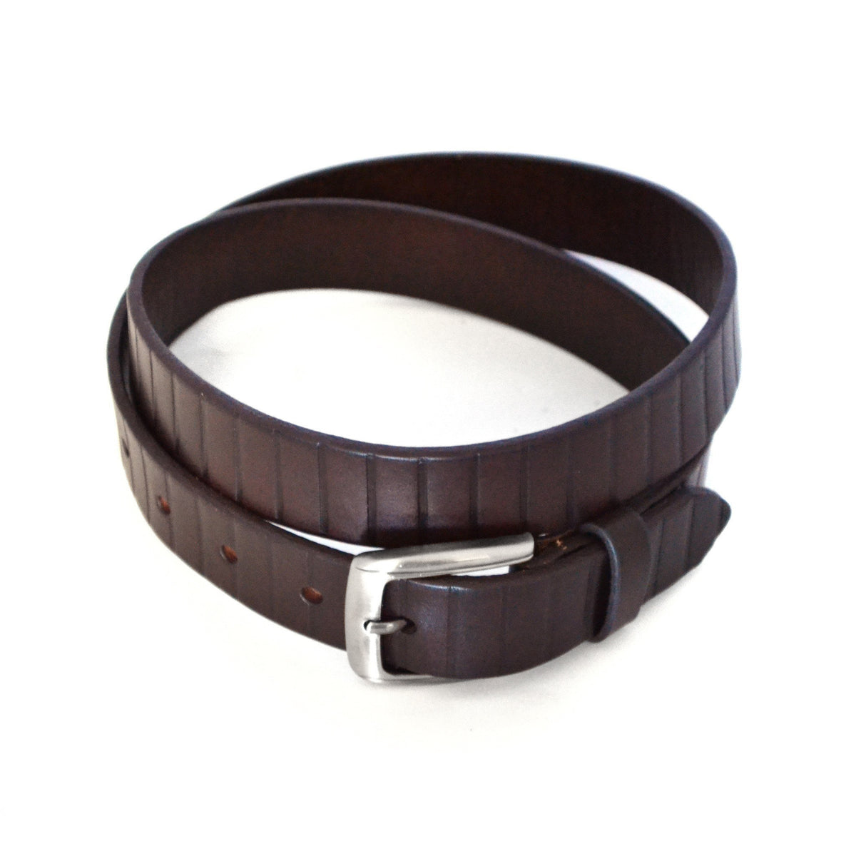 RICHARD - Mens Brown Leather Belt freeshipping - BeltNBags