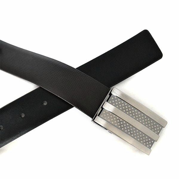 RAFAEL - Mens Black and Brown Leather Belt  - Belt N Bags