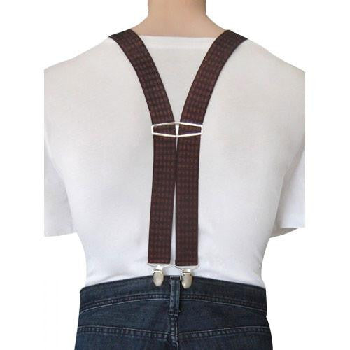 RONALD - Mens Brown Fashion Braces  - Belt N Bags