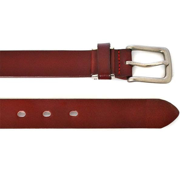 RUSSELL - Unisex Tan Genuine Leather Belt  - Belt N Bags