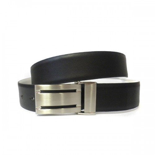 SHANE - Mens Black & White Belt Gift Box  - Belt N Bags