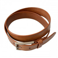 STAVROS - Mens Camel Leather Dress Belt  - Belt N Bags