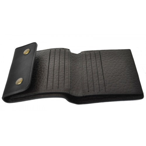 SPIRO - Mens Black & Brown Leather Wallet in Gift Box  - Belt N Bags