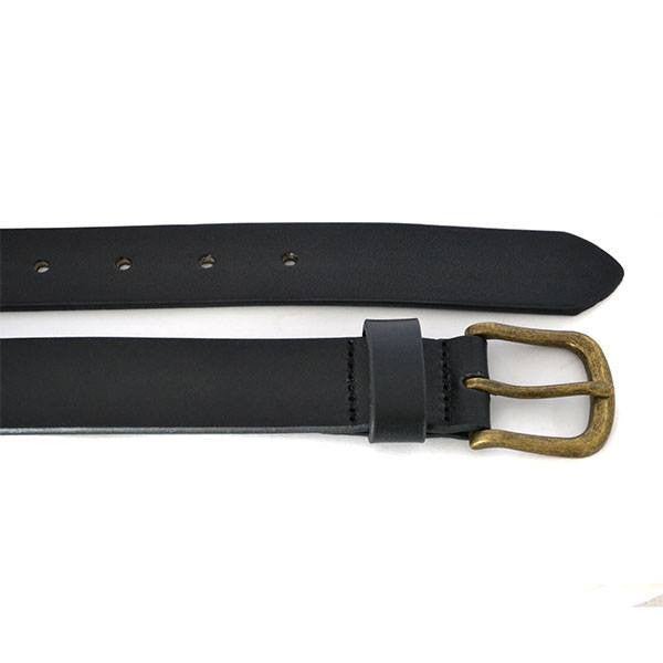 TOBEN - Mens Black Leather Dress Belt  - Belt N Bags