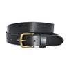 TOBEN - Mens Black Leather Dress Belt  - Belt N Bags