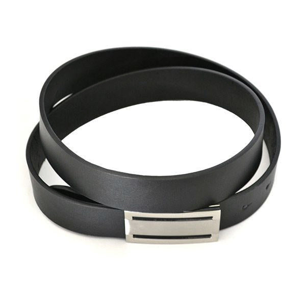 TRENT - Mens Black Leather Dress Belt freeshipping - BeltNBags