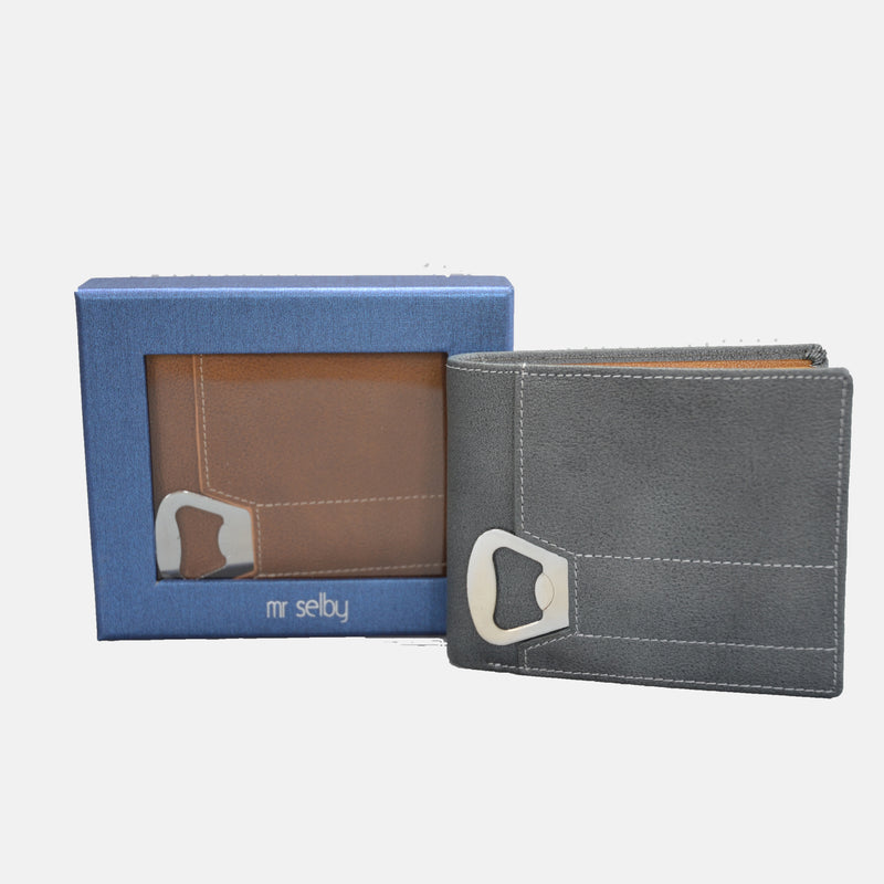 Tiger - Mens Tan Genuine Leather Wallet with Bottle Opener in Gift Box  - Belt N Bags