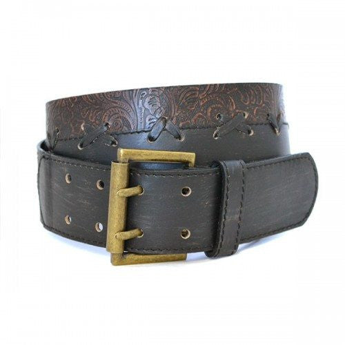 TOBIAS - Mens Brown Leather Belt  - Belt N Bags