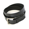 VALIANT - Mens Black Leather Belt  - Belt N Bags