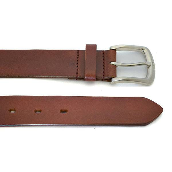 WARD - Mens Brown Tan Leather Belt  - Belt N Bags