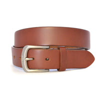 WARD - Mens Brown Tan Leather Belt  - Belt N Bags