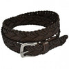WYATT - Mens Chocolate Genuine Leather Belt  - Belt N Bags