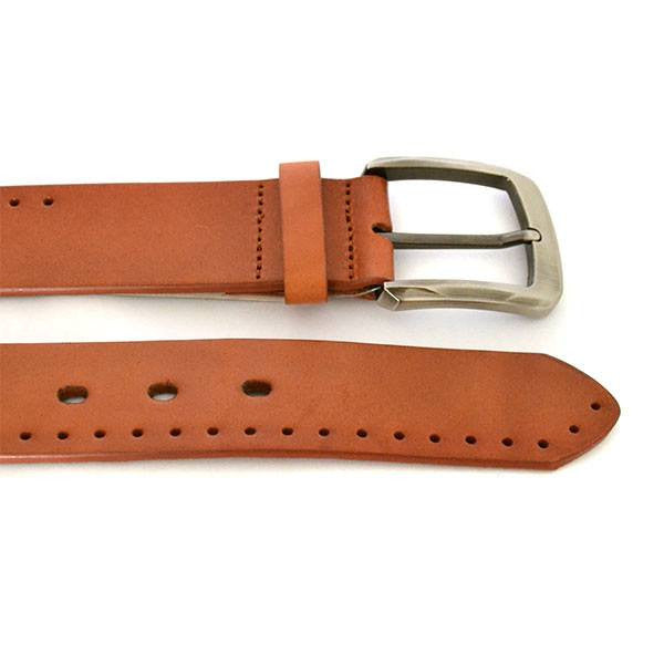 YASHA - Mens Tan Genuine Leather Belt  - Belt N Bags