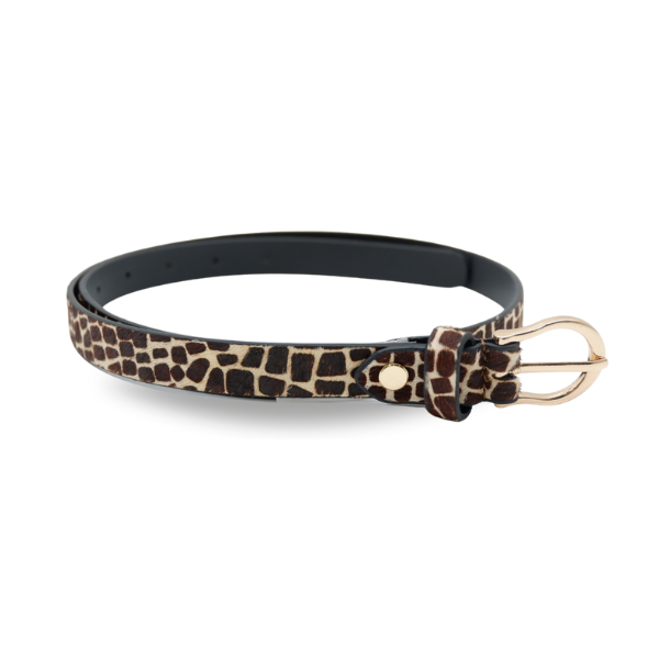Ladies leopard print belt sale