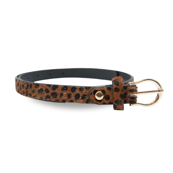 Leopard print 2025 belt womens
